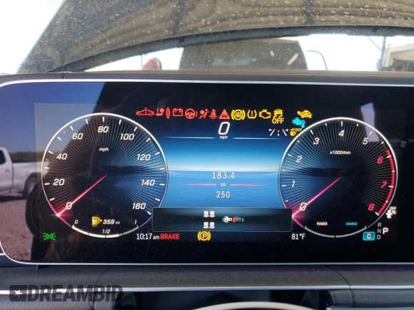 2025 Mercedes-Benz GLS 450 z VIN 4JGFF5KE9SB340328, wystawiony jako Copart lot #54246635 z przebiegiem 250 mil mil oraz Szkoda całkowita • Salvage title. Historia ofert i sprzedaży dostępna na DreamBid. Obrazek 9.