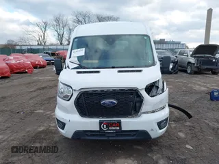 2021 Ford Transit Passenger XL with VIN 1FBAX2C82MKA32735, listed as a IAAI auction lot 41312892 with 62,053 mi miles and . Bid and sale history available at DreamBid. Image 13.