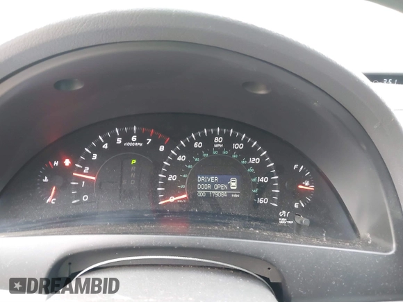 2009 Toyota Camry LE with VIN 4T1BK46K49U594340, listed as a IAAI auction lot 41577134 with 179,084 mi miles. Bid and sale history available at carsss.com. Image 7.
