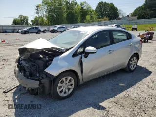 2013 Kia Rio LX with VIN KNADM4A36D6204176, listed as a Copart auction lot 52745815 with 138,655 mi miles and Salvage Title. Bid and sale history available at carsss.com. Image 1.