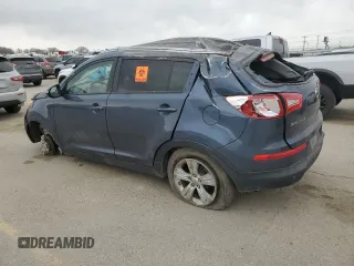 2011 Kia Sportage LX with VIN KNDPB3A27B7100410, listed as a Copart auction lot 48421055 with 86,132 mi miles and Salvage Title. Bid and sale history available at carsss.com. Image 2.