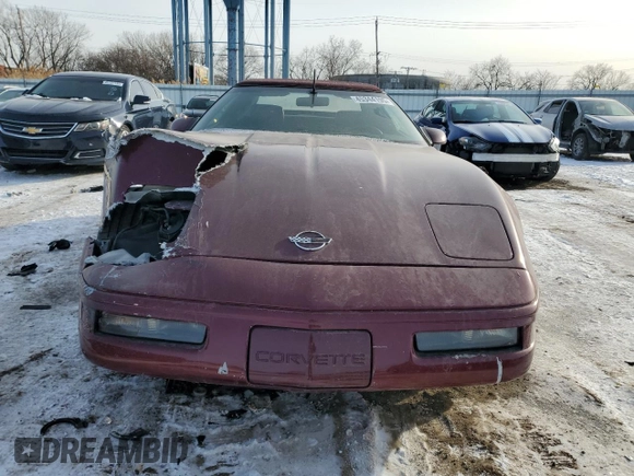 1993 Chevrolet Corvette z VIN 1G1YY33P8P5117336, wystawiony jako Copart lot #45344195 z przebiegiem 76 741 mil mil oraz Szkoda całkowita • Salvage title. Historia ofert i sprzedaży dostępna na DreamBid. Obrazek 5.