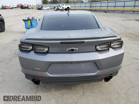2020 Chevrolet Camaro 1LT with VIN 1G1FB1RSXL0129049, listed as a Copart auction lot 43091213 with 52,886 mi miles. Bid and sale history available at carsss.com. Image 6.