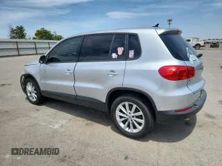 2014 Volkswagen Tiguan SE with VIN WVGAV3AX3EW590861, listed as a Copart auction lot 58517535 with 68,481 mi miles and Salvage title. Bid and sale history available at DreamBid. Image 2.
