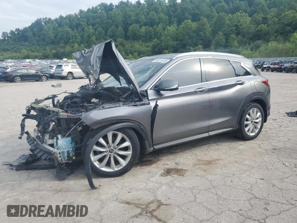 2019 Infiniti QX50 Essential с VIN 3PCAJ5M39KF108897, выставлен на аукционе Copart как лот 60618435 с пробегом Не указан миль и Списание • Salvage title. История ставок и продаж доступна на DreamBid. Изображение 1.