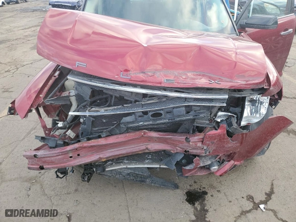 2016 Ford Flex SEL with VIN 2FMGK5C81GBA09947, listed as a Copart auction lot 82387154 with 0 mi miles and Salvage Title. Bid and sale history available at carsss.com. Image 13.