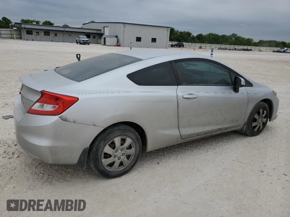 2013 Honda Civic Cpe LX with VIN 2HGFG3B51DH530352, listed as a Copart auction lot 52578775 with 155,627 mi miles and Salvage Title. Bid and sale history available at carsss.com. Image 3.