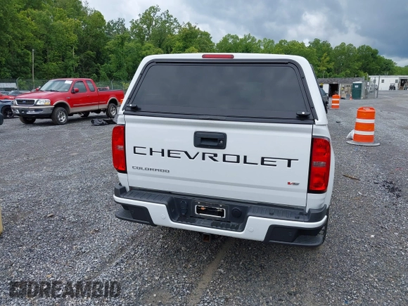 2021 Chevrolet Colorado 4WD Z71 with VIN 1GCGTDEN3M1122062, listed as a IAAI auction lot 42687632 with 52,233 mi miles and . Bid and sale history available at DreamBid. Image 16.