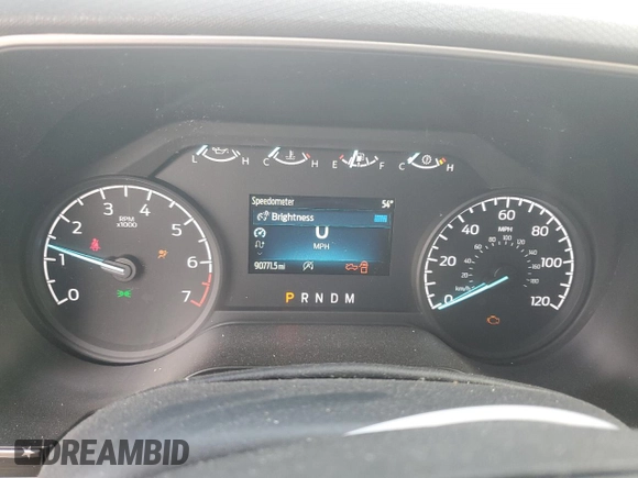 2021 Ford F-150 XL with VIN 1FTEX1CP9MKE07079, listed as a Copart auction lot 85734764 with 90,771 mi miles and Salvage title. Bid and sale history available at DreamBid. Image 9.