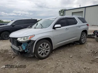 2019 Chevrolet Traverse Premier z VIN 1GNERKKW0KJ244714, wystawiony jako Copart lot #55417645 z przebiegiem 99 751 mil mil oraz Szkoda całkowita • Salvage title. Historia ofert i sprzedaży dostępna na DreamBid. Obrazek 1.