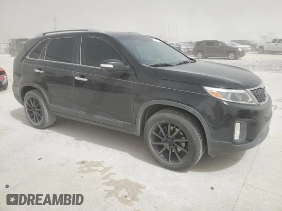 2015 Kia Sorento LX with VIN 5XYKT4A69FG659384, listed as a Copart auction lot 48891205 with 129,678 mi miles and Salvage Title. Bid and sale history available at DreamBid. Image 4.