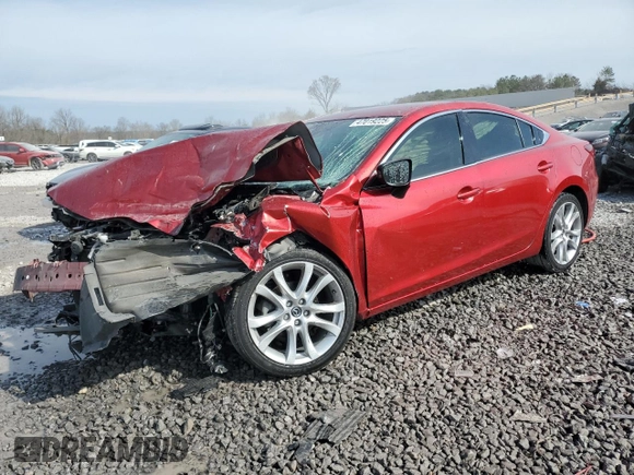 2014 Mazda Mazda6 i Touring with VIN JM1GJ1T6XE1131245, listed as a Copart auction lot 47019225 with 0 mi miles and Non Repairable. Bid and sale history available at carsss.com. Image 1.