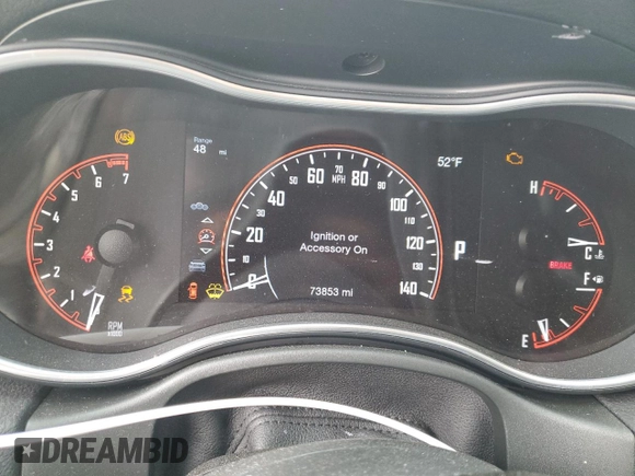 2020 Dodge Durango SXT with VIN 1C4RDHAG0LC228668, listed as a Copart auction lot 84631374 with 73,853 mi miles and Salvage title. Bid and sale history available at DreamBid. Image 9.