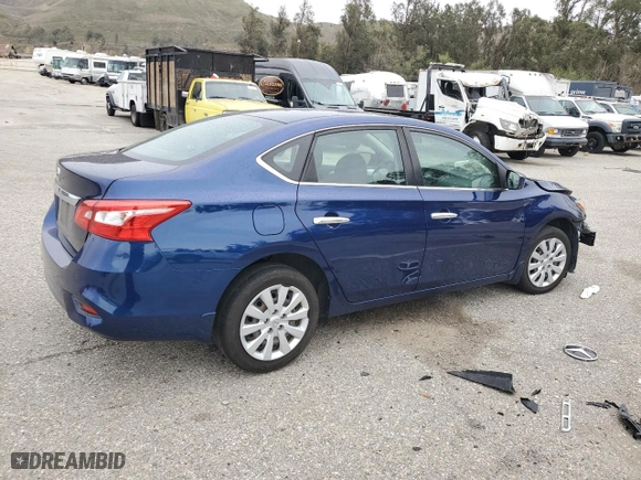 2019 Nissan Sentra S with VIN 3N1AB7AP4KY397467, listed as a Copart auction lot 48170405 with 81,391 mi miles and Salvage Title. Bid and sale history available at carsss.com. Image 3.