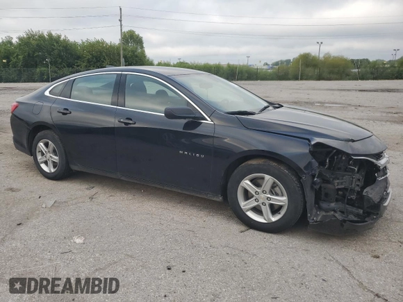 2022 Chevrolet Malibu LS with VIN 1G1ZB5ST6NF213716, listed as a Copart auction lot 67871534 with 38,985 mi miles and Salvage Title. Bid and sale history available at DreamBid. Image 4.
