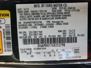 2016 Ford Fusion SE with VIN 3FA6P0H77GR255798, listed as a Copart auction lot 53246424 with 87,907 mi miles and Salvage Title. Bid and sale history available at carsss.com. Image 12.