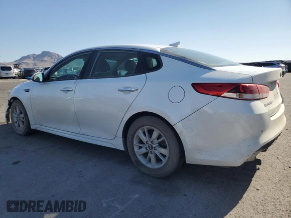 2018 Kia Optima LX with VIN 5XXGT4L3XJG227604, listed as a Copart auction lot 61674055 with 197,131 mi miles and Salvage title. Bid and sale history available at DreamBid. Image 2.