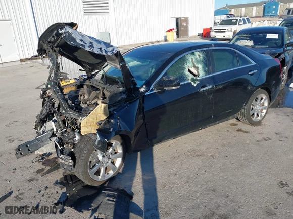 2015 Cadillac ATS Sedan Luxury RWD with VIN 1G6AB5RX8F0101486, listed as a IAAI auction lot 41361907 with 24958 miles. Bid and sale history available at carsss.com. Image 16.