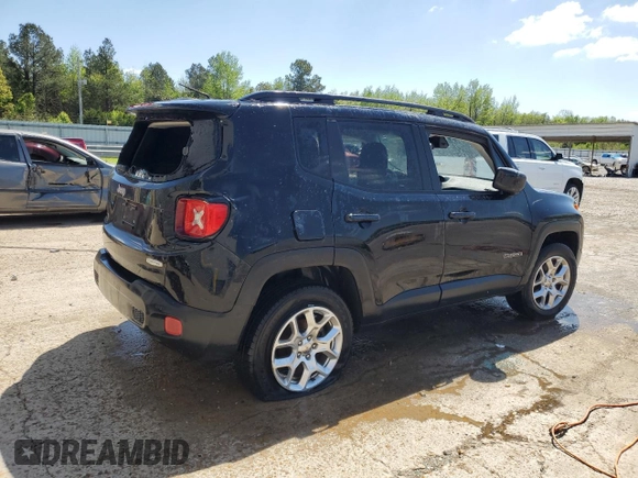2017 Jeep Renegade Altitude with VIN ZACCJBBB3HPF80404, listed as a Copart auction lot 52114865 with 155,068 mi miles and Salvage title. Bid and sale history available at DreamBid. Image 3.