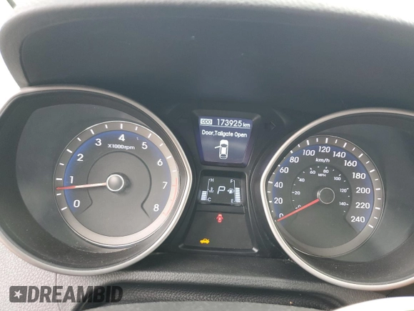 2013 Hyundai Elantra GT GLS with VIN KMHD35LE8DU137582, listed as a Copart auction lot 78614414 with 173,925 mi miles and Salvage Title. Bid and sale history available at carsss.com. Image 9.