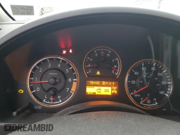 2012 Nissan Titan S with VIN 1N6AA0EC3CN305453, listed as a Copart auction lot 83468454 with 79,440 mi miles and Salvage Title. Bid and sale history available at carsss.com. Image 9.
