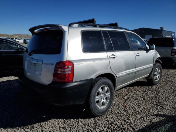 2003 Toyota Highlander with VIN JTEHF21A630135228, listed as a Copart auction lot 46934105 with 0 mi miles and Salvage Title. Bid and sale history available at carsss.com. Image 3.