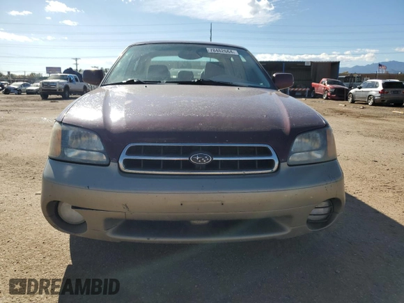 2001 Subaru Legacy Outback Limited with VIN 4S3BE686X17209647, listed as a Copart auction lot 78462664 with 204,238 mi miles and Clean title. Bid and sale history available at DreamBid. Image 5.