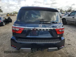 2023 Nissan Armada SL with VIN JN8AY2BC4P9180982, listed as a Copart auction lot 71294334 with 6,575 mi miles and Non Repairable. Bid and sale history available at carsss.com. Image 6.