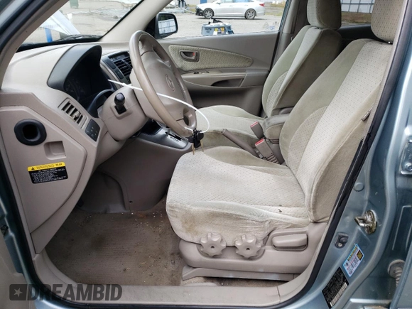 2005 Hyundai Tucson GLS with VIN KM8JN72D75U142775, listed as a Copart auction lot 53075834 with 174,100 mi miles and Salvage Title. Bid and sale history available at carsss.com. Image 7.