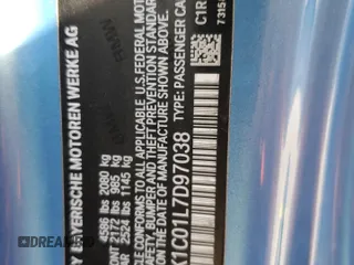 2020 BMW 2 Series 230i xDrive with VIN WBA2K1C01L7D97038, listed as a Copart auction lot 80822614 with 32,694 mi miles and Salvage Title. Bid and sale history available at carsss.com. Image 13.