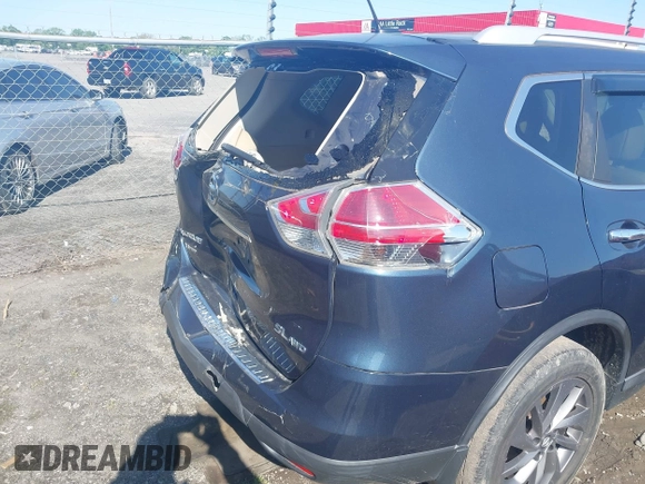 2016 Nissan Rogue SL with VIN 5N1AT2MV7GC750383, listed as a IAAI auction lot 41977801 with 167,847 mi miles and . Bid and sale history available at DreamBid. Image 18.