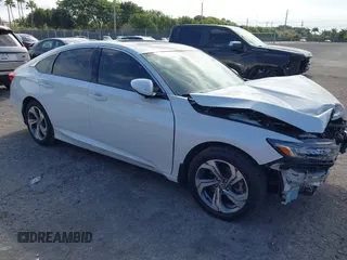 2020 Honda Accord EX-L with VIN 1HGCV2F52LA014379, listed as a IAAI auction lot 41356088 with 72,091 mi miles and . Bid and sale history available at DreamBid. Image 1.