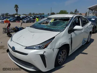 2020 Toyota Prius L Eco with VIN JTDKARFU3L3107048, listed as a IAAI auction lot 41973416 with 41,773 mi miles. Bid and sale history available at carsss.com. Image 6.