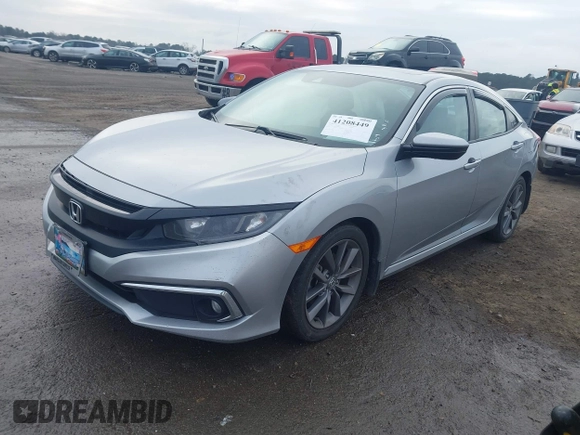 2019 Honda Civic Sedan EX with VIN 19XFC1F36KE206085, listed as a IAAI auction lot 41208449 with 79,860 mi miles. Bid and sale history available at carsss.com. Image 17.