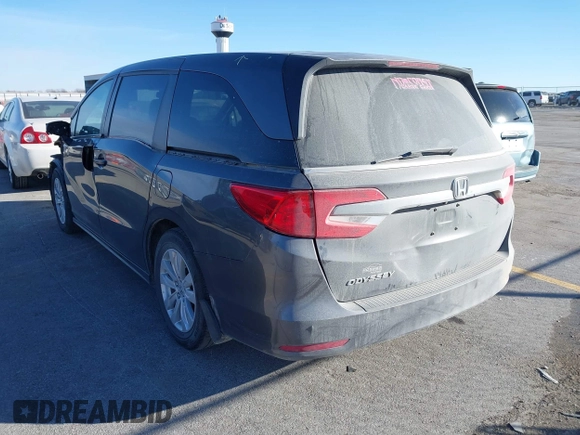 2019 Honda Odyssey LX with VIN 5FNRL6H21KB057139, listed as a IAAI auction lot 41422185 with 128,812 mi miles and . Bid and sale history available at DreamBid. Image 3.