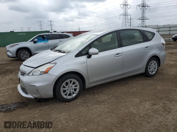 2013 Toyota Prius Two with VIN JTDZN3EUXD3283257, listed as a Copart auction lot 51959725 with 88,533 mi miles and Salvage Title. Bid and sale history available at carsss.com. Image 1.