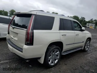 2015 Cadillac Escalade Luxury with VIN 1GYS4MKJ9FR518097, listed as a Copart auction lot 66408384 with 0 mi miles and Salvage Title. Bid and sale history available at carsss.com. Image 3.