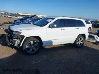 2014 Jeep Grand Cherokee Overland with VIN 1C4RJFCG8EC162271, listed as a IAAI auction lot 41827017 with 183,447 mi miles. Bid and sale history available at carsss.com. Image 15.