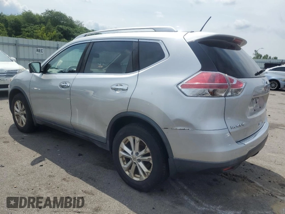 2016 Nissan Rogue SV with VIN KNMAT2MV7GP656419, listed as a Copart auction lot 61919624 with 150,394 mi miles and Salvage Title. Bid and sale history available at carsss.com. Image 2.
