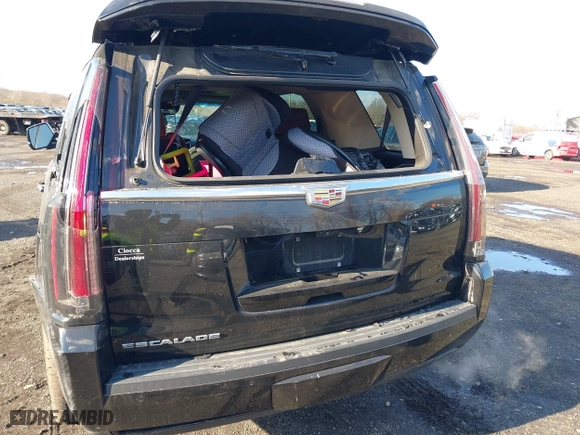 2019 Cadillac Escalade Luxury with VIN 1GYS4BKJ5KR354572, listed as a IAAI auction lot 41071039 with 98,256 mi miles. Bid and sale history available at carsss.com. Image 18.
