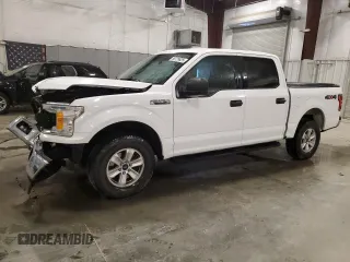 2018 Ford F-150 XL with VIN 1FTEW1E51JKD25812, listed as a Copart auction lot 58729825 with 136,031 mi miles and Salvage title. Bid and sale history available at DreamBid. Image 1.
