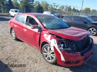 2013 Nissan Sentra SV with VIN 3N1AB7AP8DL625812, listed as a IAAI auction lot 40632556 with 153,114 mi miles. Bid and sale history available at carsss.com. Image 1.