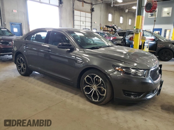 2016 Ford Taurus SHO with VIN 1FAHP2KT8GG121982, listed as a Copart auction lot 54378405 with 52,508 mi miles and Salvage title. Bid and sale history available at DreamBid. Image 4.