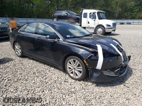 2014 Lincoln MKZ with VIN 3LN6L2J99ER811776, listed as a Copart auction lot 57461195 with Not provided miles and Salvage title. Bid and sale history available at DreamBid. Image 4.