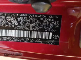 2016 Scion tC with VIN JTKJF5C71GJ025933, listed as a IAAI auction lot 41829097 with 89,728 mi miles. Bid and sale history available at carsss.com. Image 9.
