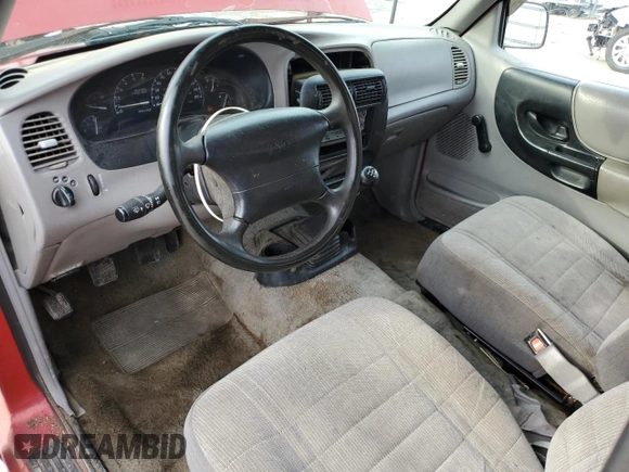 1996 Ford Ranger XL with VIN 1FTCR14U6TPA93172, listed as a Copart auction lot 54744295 with 151,148 mi miles and Salvage title. Bid and sale history available at DreamBid. Image 8.