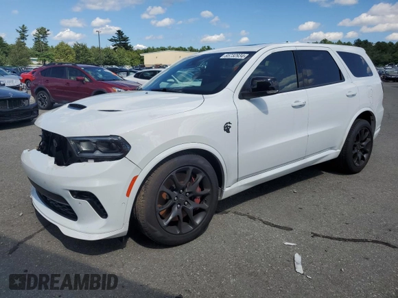 2023 Dodge Durango SRT Hellcat Premium z VIN 1C4SDJH9XPC604766, wystawiony jako Copart lot #65732934 z przebiegiem 12 262 mil mil oraz Szkoda całkowita • Salvage title. Historia ofert i sprzedaży dostępna na DreamBid. Obrazek 1.