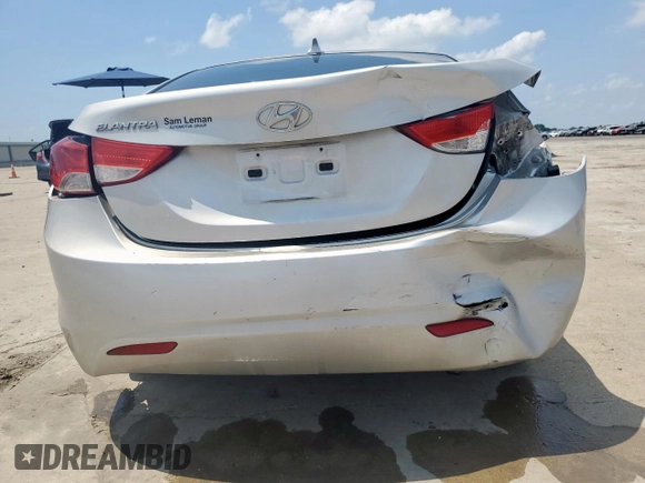 2011 Hyundai Elantra GLS z VIN KMHDH4AE3BU168833, wystawiony jako Copart lot #58830065 z przebiegiem 147 051 mil mil oraz Szkoda całkowita • Salvage title. Historia ofert i sprzedaży dostępna na DreamBid. Obrazek 6.