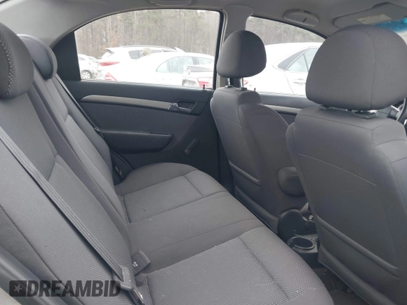 2008 Chevrolet Aveo LS with VIN KL1TD566X8B151512, listed as a IAAI auction lot 41364928 with 67,477 mi miles and . Bid and sale history available at DreamBid. Image 8.