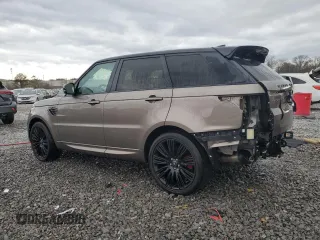 2018 Land Rover Range Rover Sport HSE Dynamic with VIN SALWV2SV3JA196875, listed as a Copart auction lot 46709375 with 45,258 mi miles and Salvage Title. Bid and sale history available at carsss.com. Image 2.